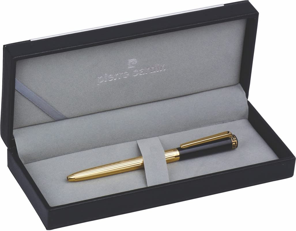 Pierre Cardin Majesty Black Gold Exclusive Ball Pen - Blue, Pack Of 1