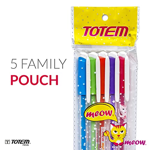 Totem Meow Ball Pen PK 50Blue&50Black