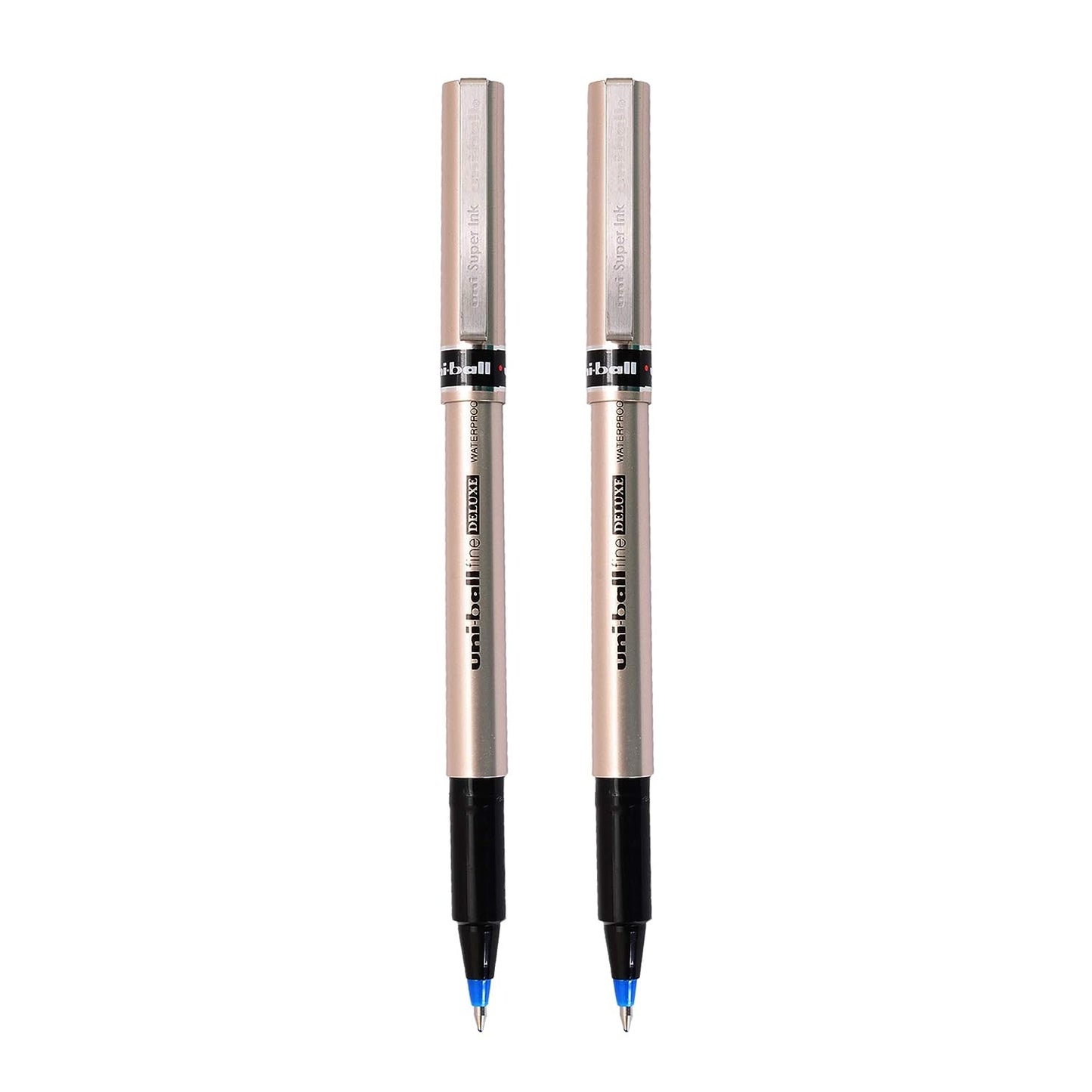 Uniball Deluxe UB177 Roller Ball Pen - Blue Ink