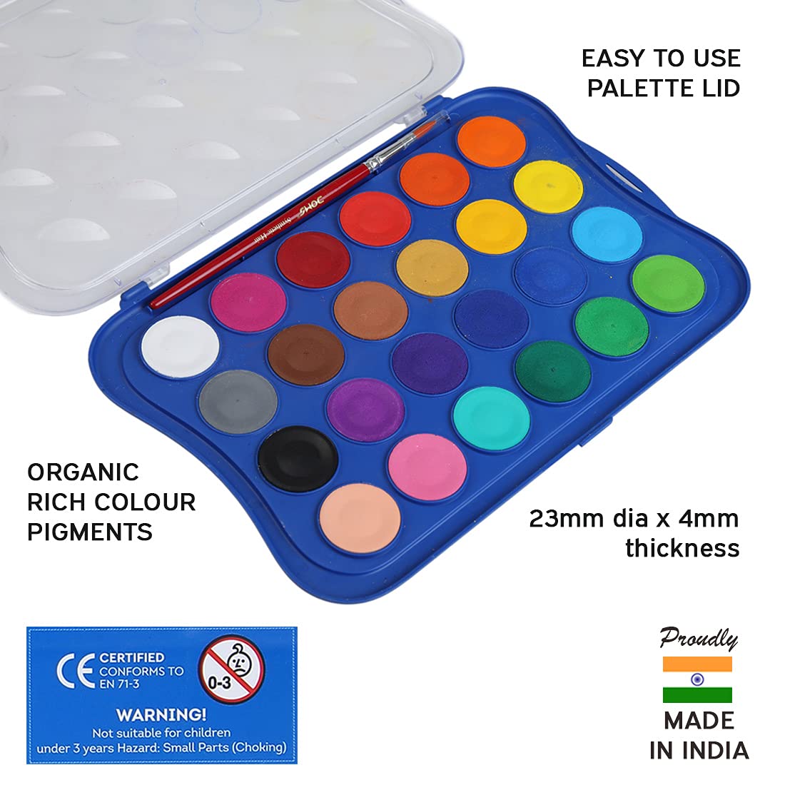 WOW India Mart. Doms Water Cake colour 12 shades