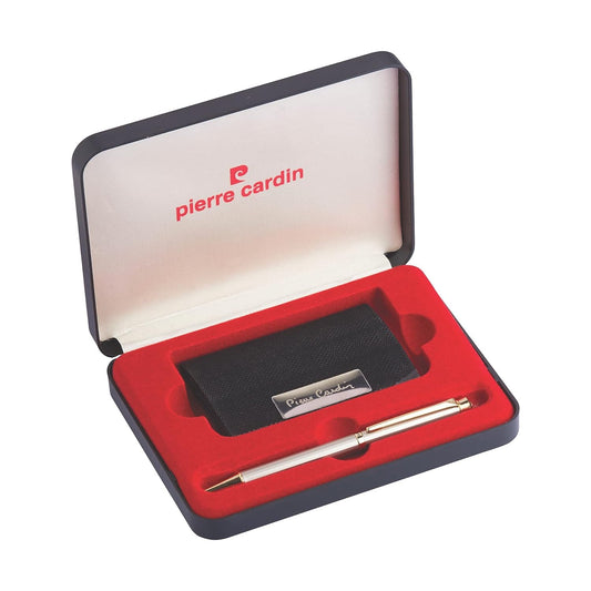 Pierre Cardin Jewel Tycoon Ball Pen & Card Holder Gift Set - Blue, Pack Of 1