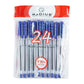 Radius 24, 0.7mm Ball Pen -  Blue Ink, Pack of 10