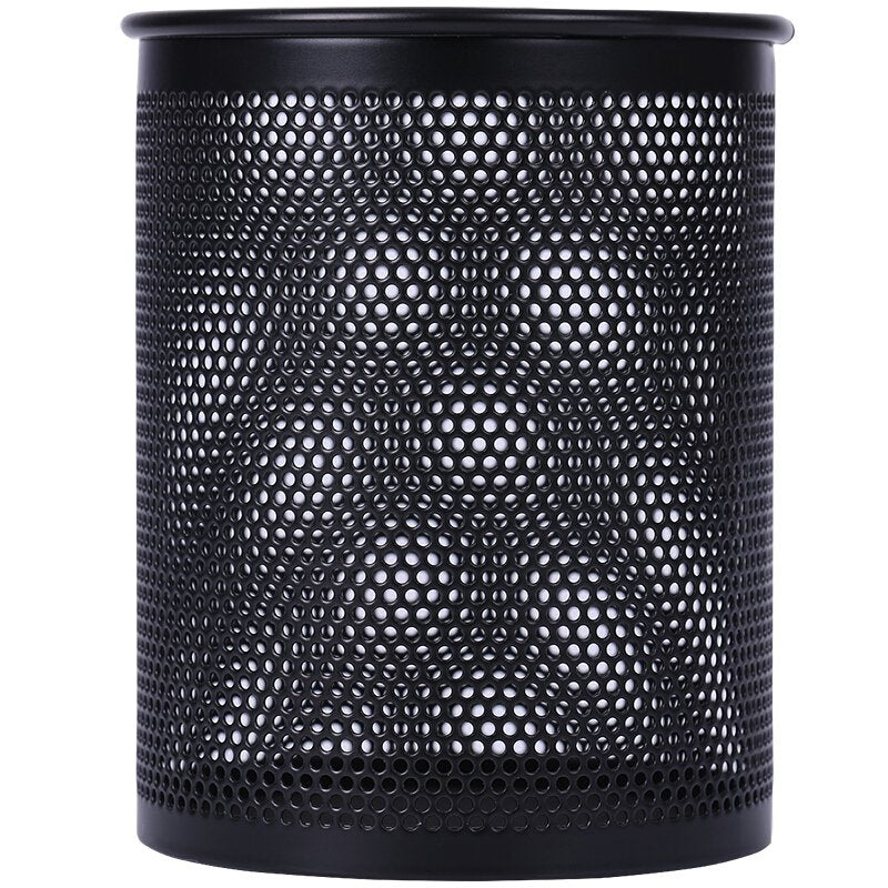 Deli W909 Mesh Pen Holder, Black, Pack of 1