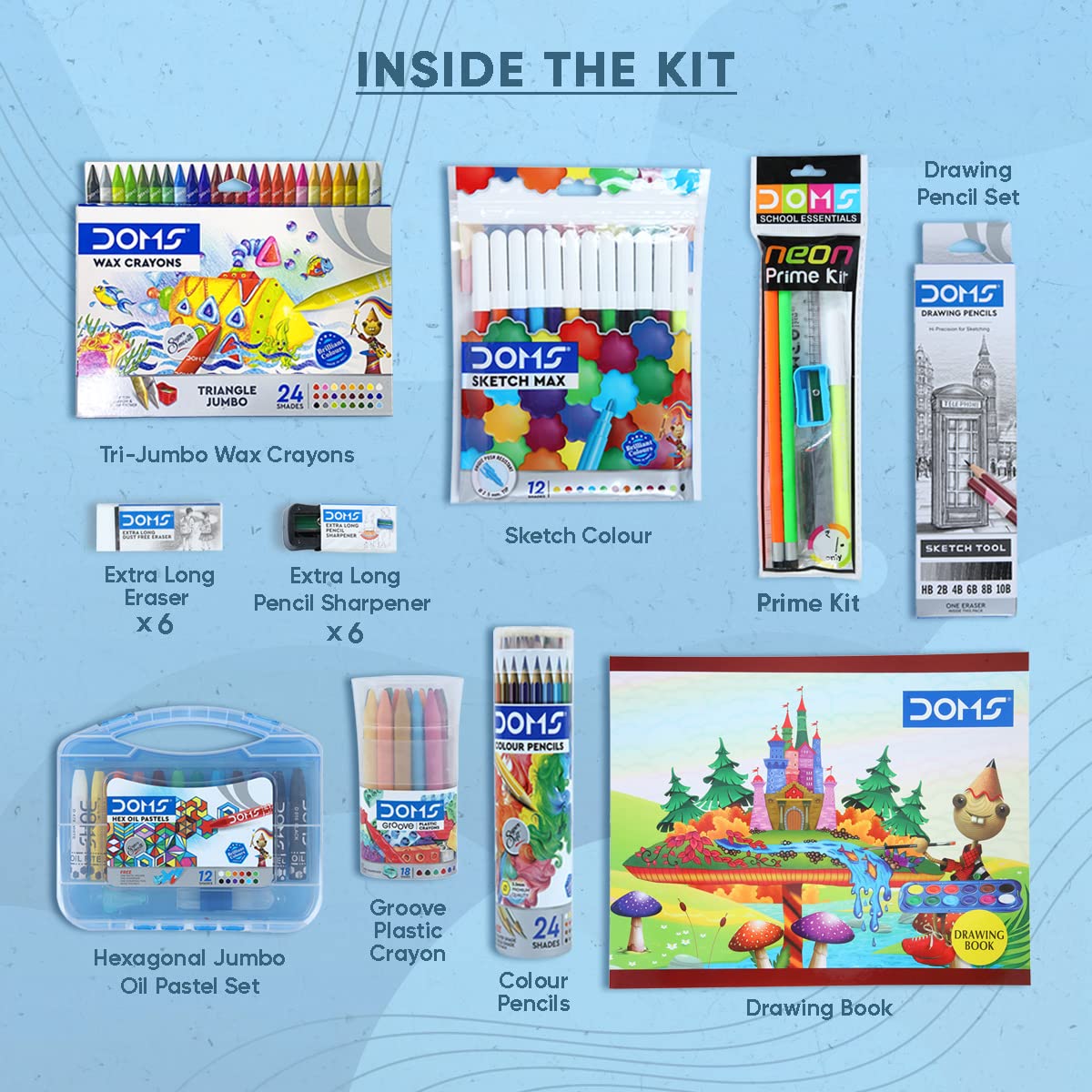Amazon.com : Art Supplies for Adults Kids, 81-Pack Pro Art Kit School  Drawing Supplies Pencil Set, Sketch Book, Sketching Pencils Kits, Graphite  Pencils, Charcoal Pencils, Watercolor Metallic Sketch Art Pencils : Arts,