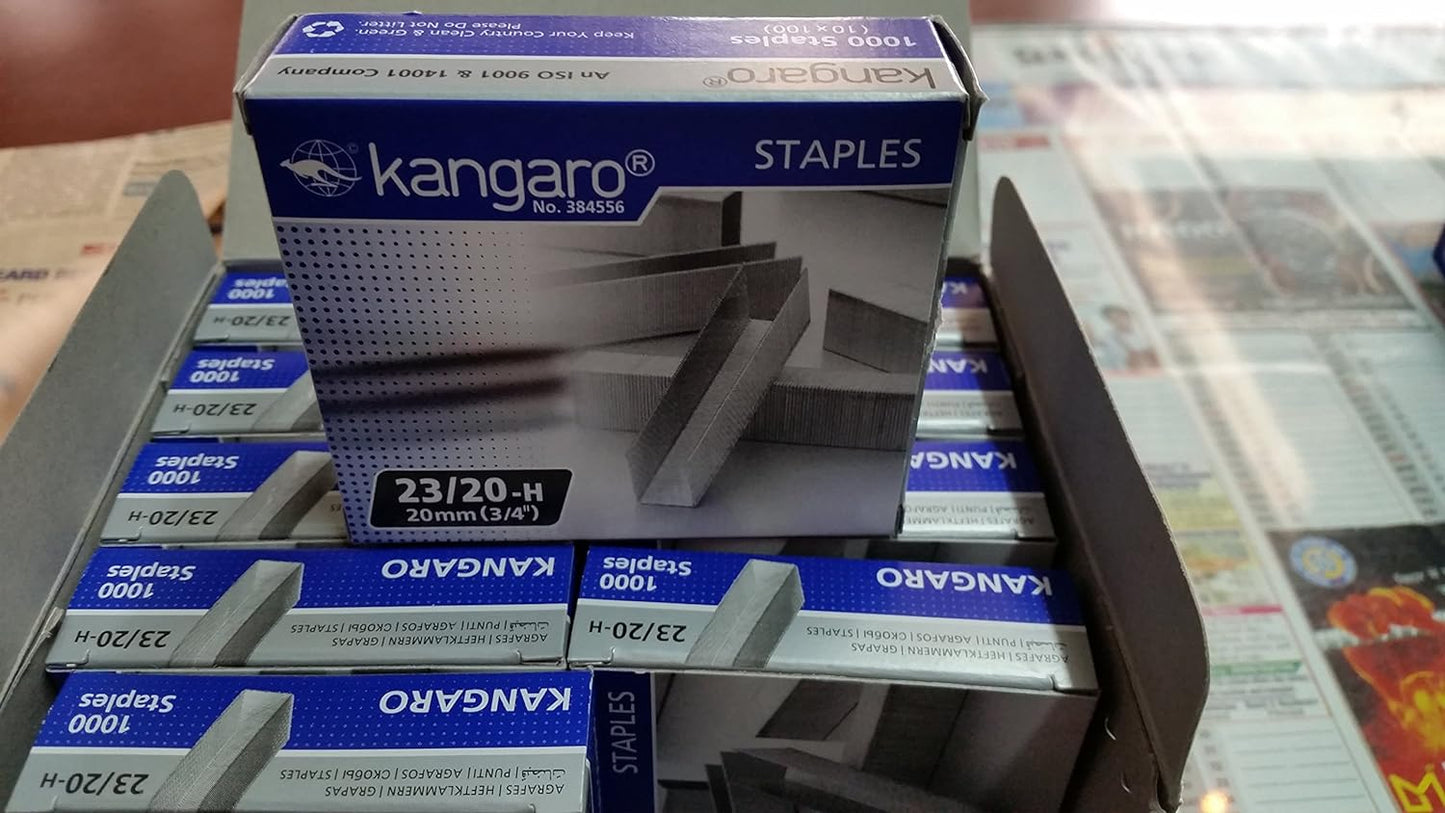 Kangaro Staples In Strips 23/20-H - Color May Vary