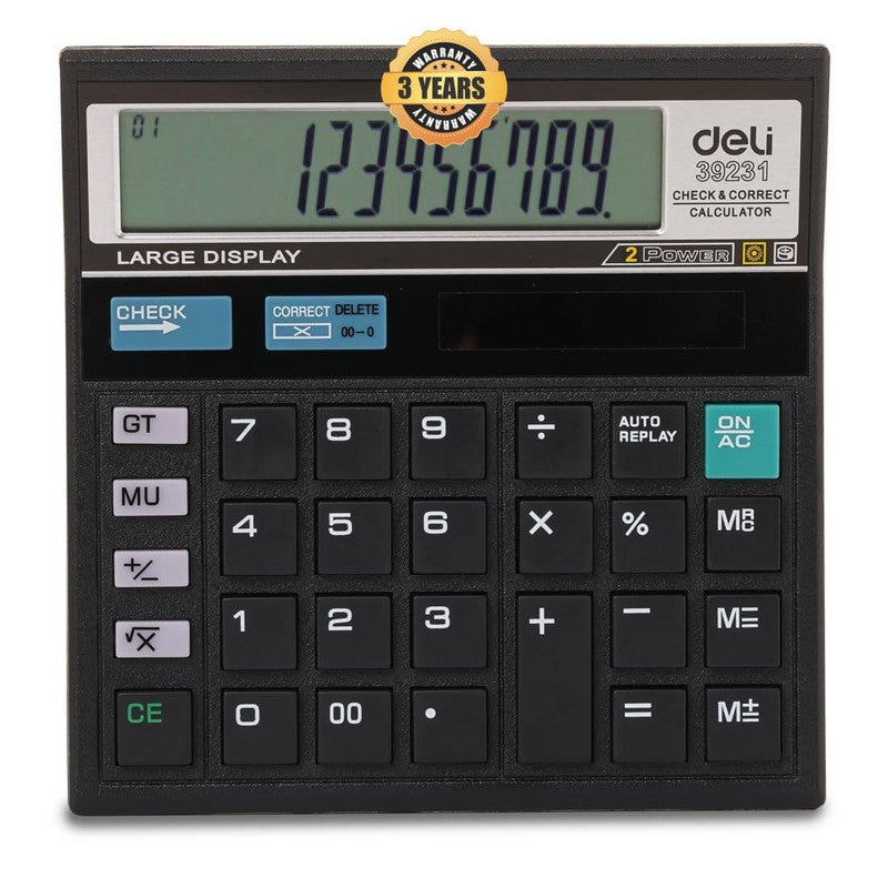 Deli W39231B Desktop Calculator