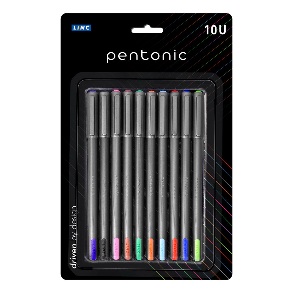 Pentonic 0.7mm Ball Point Pen - Multicolor Ink – ondesk.in