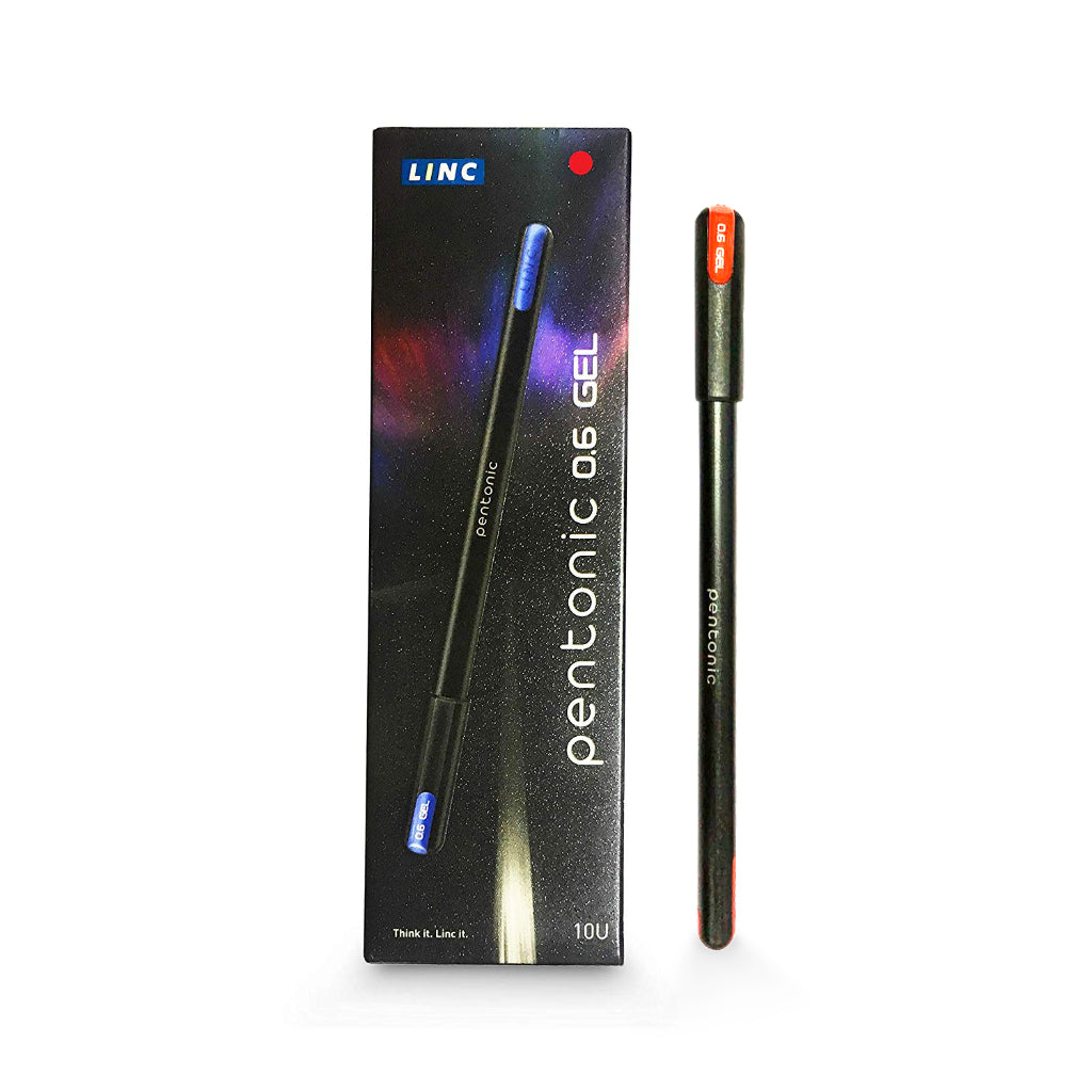 Pentonic 0.6mm Gel Pen - Red Ink