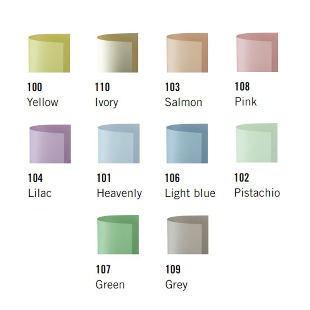 Paper Pep Le Cirque Colour Sheets 80Gsm A4 Pastel Shades Assorted Pack Of 50 Sheets