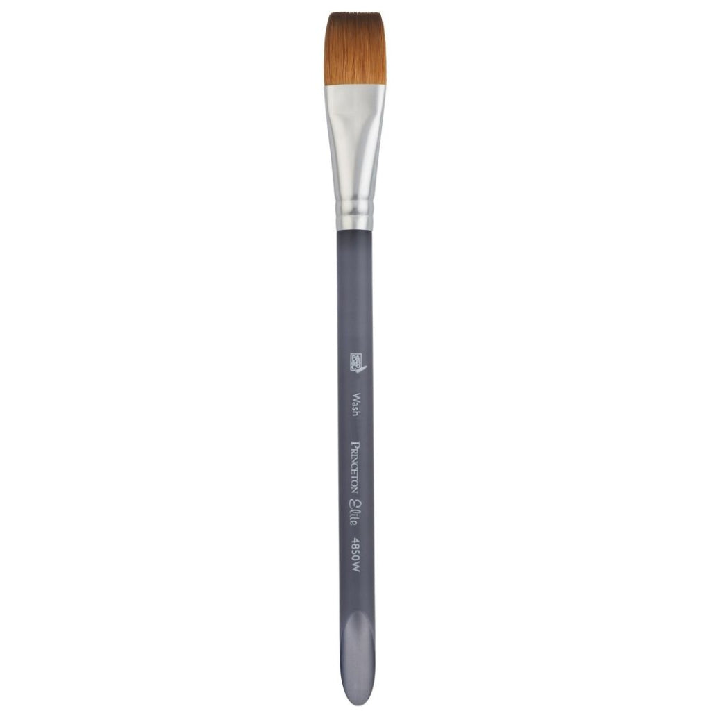 Princeton Series 4850 Elite Synthetic Kolinsky Sable Brush - Wash - Short Handle - Size: 1/2"